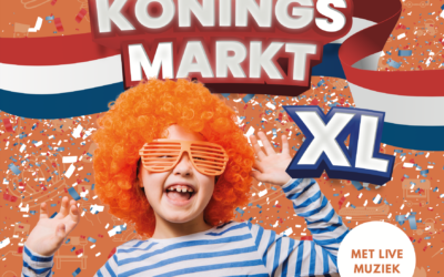 Melden Sie sich für einen kostenlosen Platz auf unserem Koningsmarkt XL an!